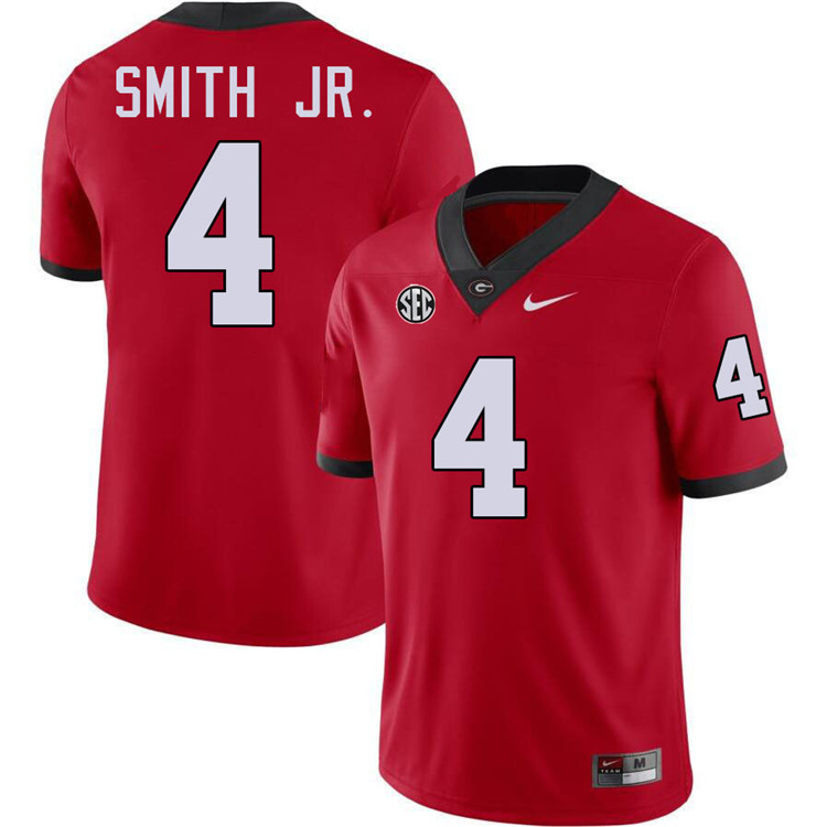 Nolan Smith Jr. Georgia Jersey,University Of Georgia Bulldogs Football Jersey,Uniforms,Gears-Red